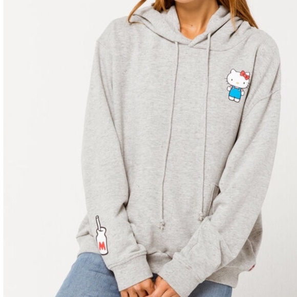 Levi's x Hello Kitty Women's Unbasic Hoodie Sweatshirt Limited Edition G XS CO - Picture 5 of 6